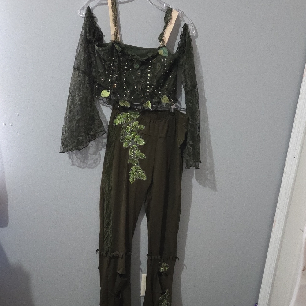 Custom Green Dance Costume